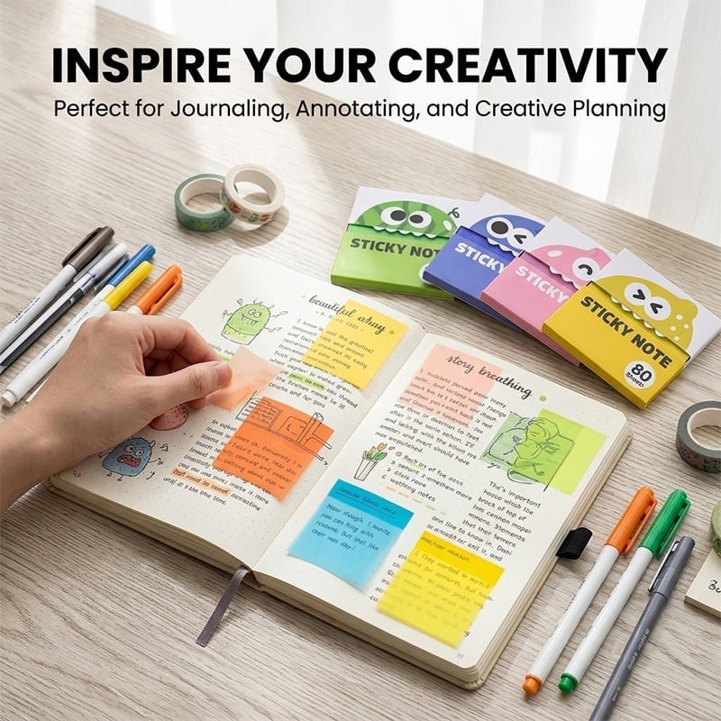 Monster Pop-Up Sticky Notes