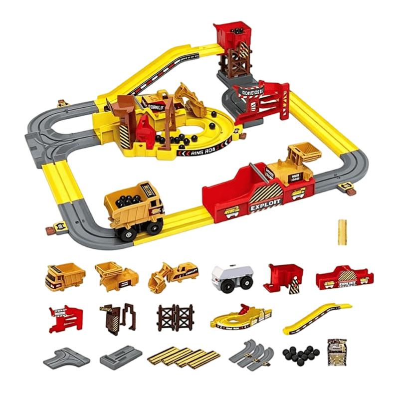 Multi-Functional Quarry Adventure Electric Track Set
