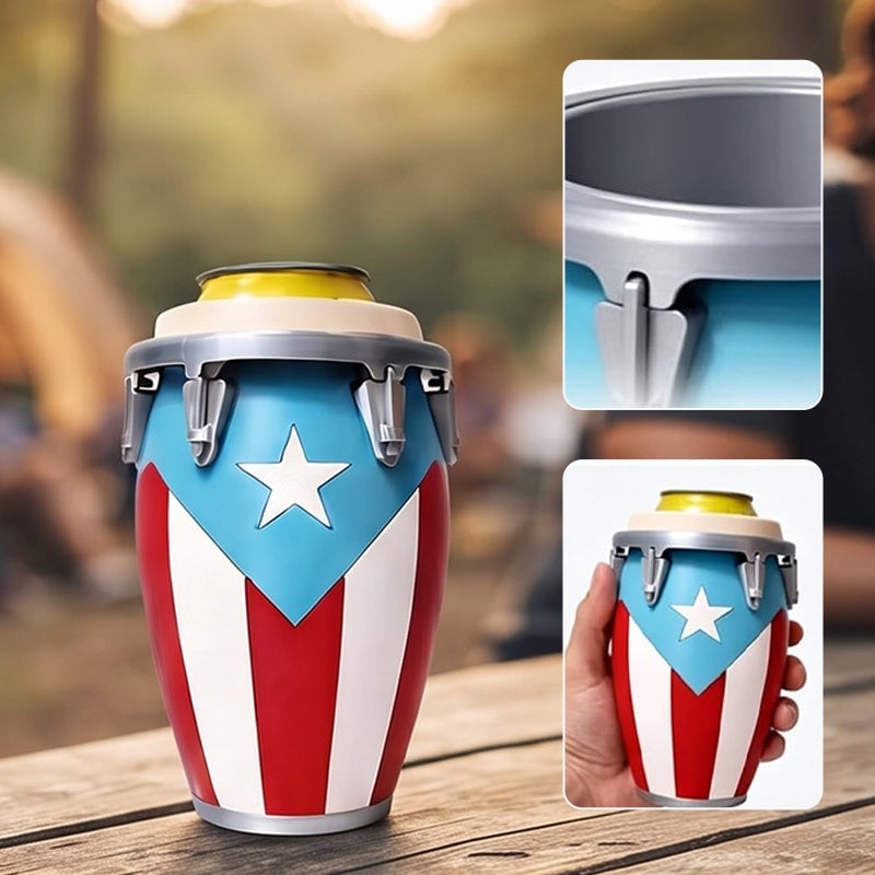 Conga-Style Can Holder