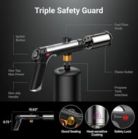 Sakerplus Propane Torch