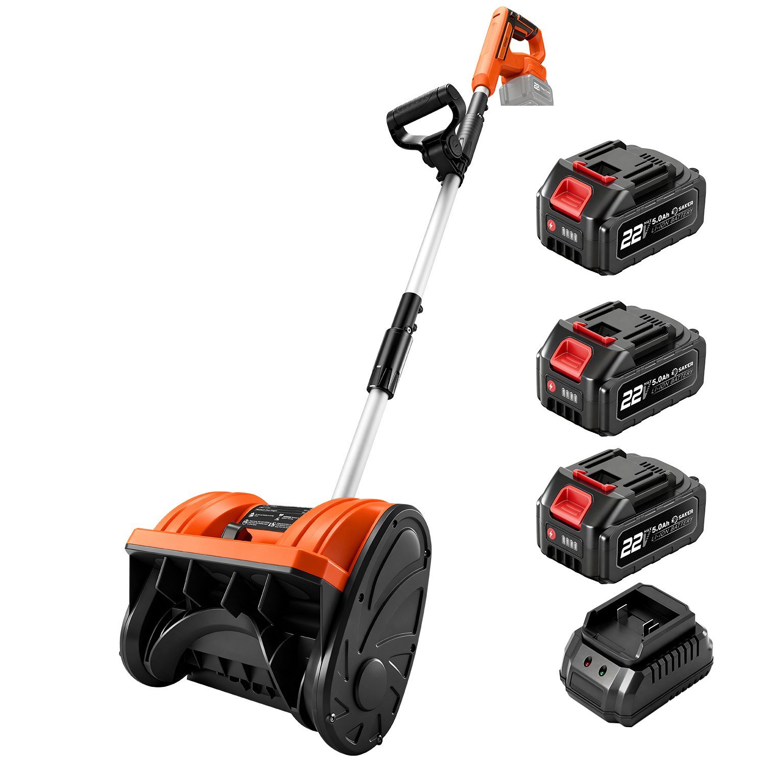 Sakerplus 22V Cordless Electric Snow Shovel
