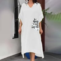 Maxi abito con cappuccio in paillettes a squame di pesce