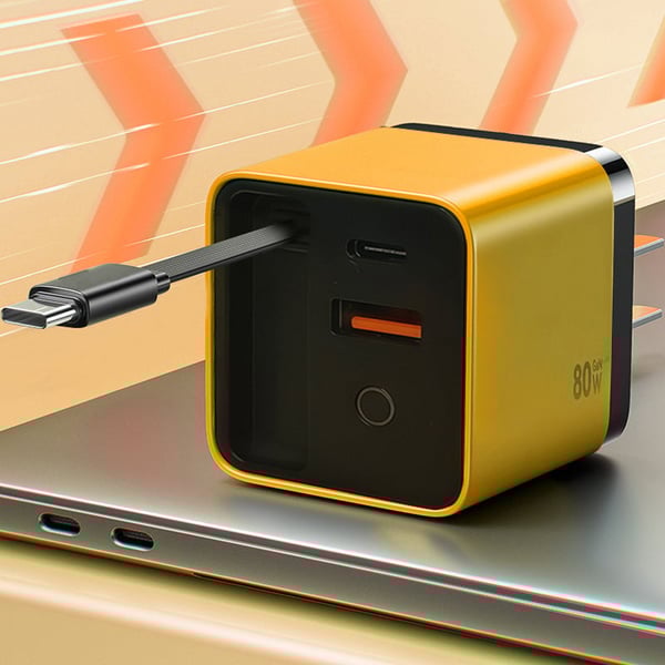 Fast Charger with Retractable Cable