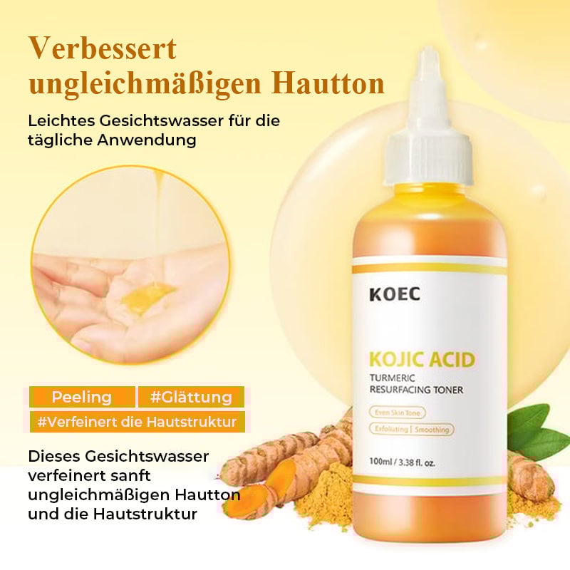 Kojisäure-Kurkuma-Toner für Gesicht und Körper