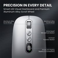 Kexon™ AI Smart Tri-Mode Voice Typing Mouse
