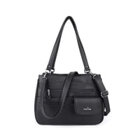 Multifunktionale Umhängetasche Handtasche mit drei Fächern