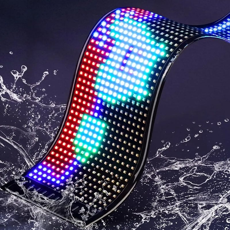 Ultradun flexibel Bluetooth LED-scherm