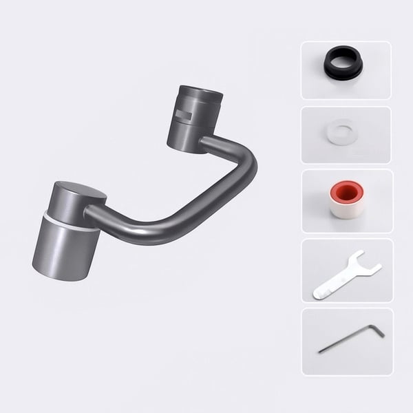 Rotatable Faucet Aerator Extension