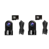 1080P HD 360° roterende Mini ADAS-dashcam