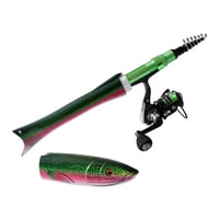 Fish-shaped telescopic rod