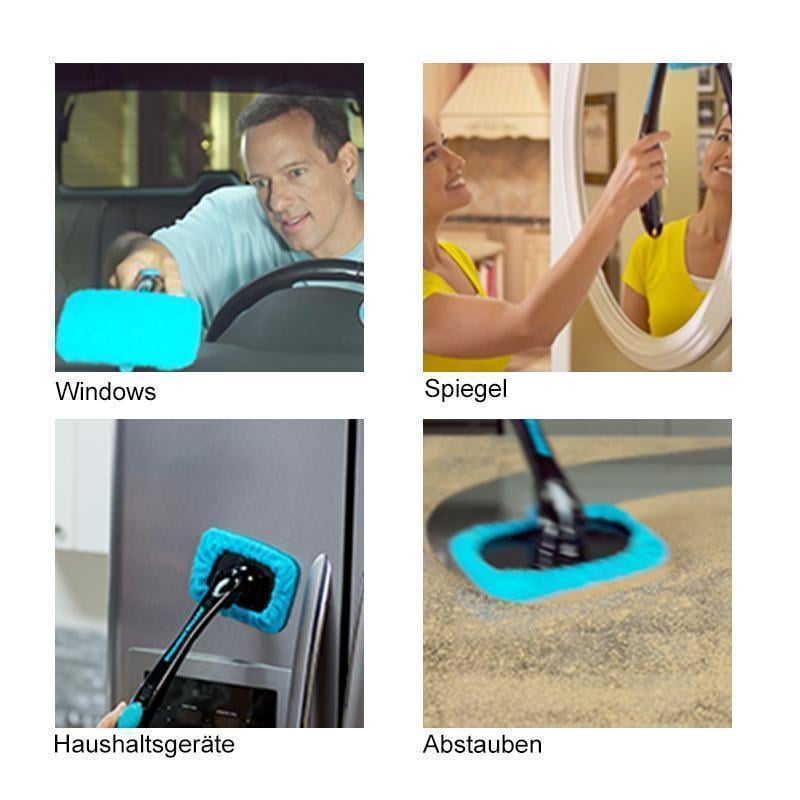 Scheibenreiniger, mit Wiederverwendbarem Mikrofaser-Verdeck