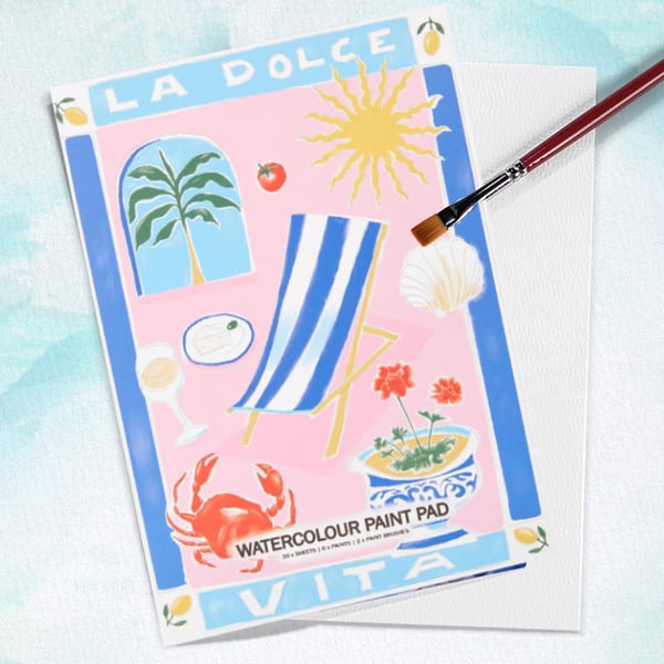 Akvarel maleblok [TO STØRRELSER]