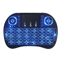i8 Mini Wireless Tri-Color Backlit Running Keyboard