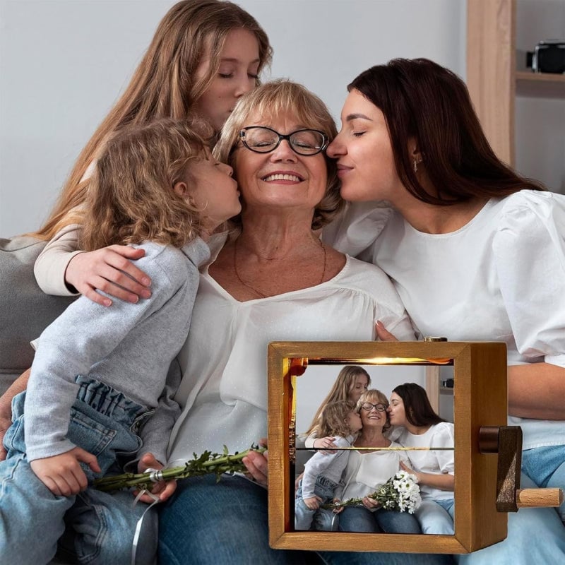 Hölzerne personalisierte Leucht-Daumenkino-Fotomaschine