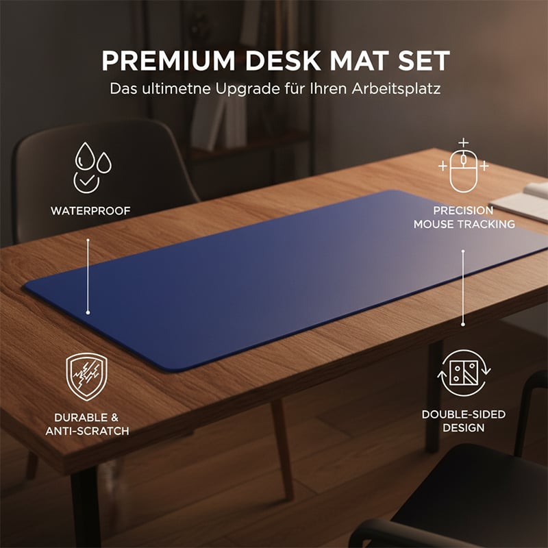 Blueprint Doppelseitiges Schreibtischunterlagen-Set