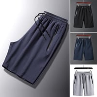 Miesten Casual Shortsit Suorat rantahousut Suorat rantahousut