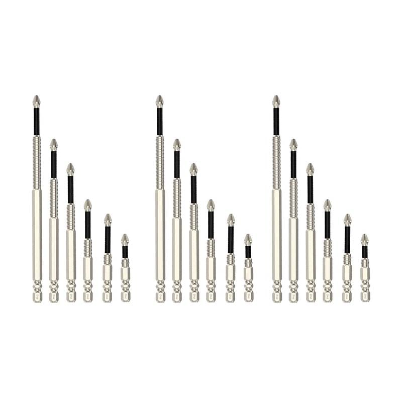 High-Magnetic Screwdriver Drill Bit Set