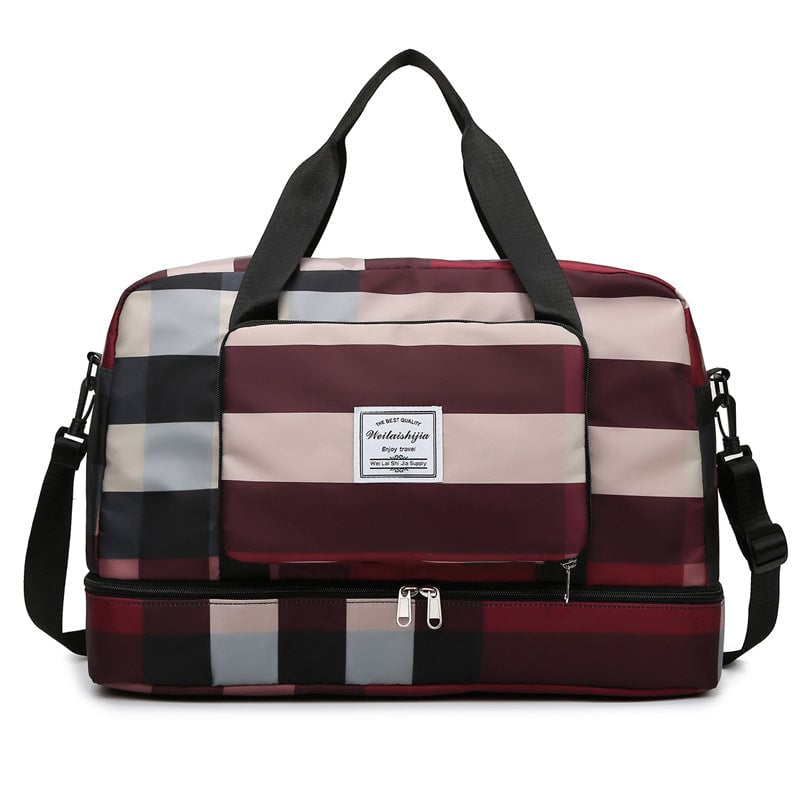 Faltbare Reisetasche mit Trocken-/Nasstrennung