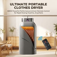 Kexon™ Portable 600W Clothes Dryer With Remote