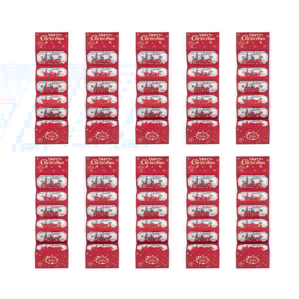 Foldable 6-Slot Christmas Red Envelope