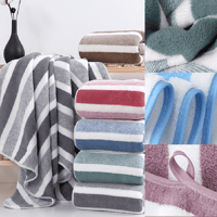 Luxus-Badetuch-Set aus Korallenfleece