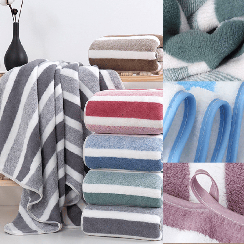 Luxus-Badetuch-Set aus Korallenfleece