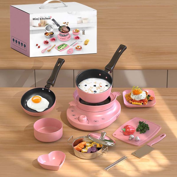 Echtes Kochen im Mini-Küchenspielzeug für Kinder – 22-teiliges Set