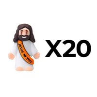 Mini Jesus Figurines With Jesus love You Slogan