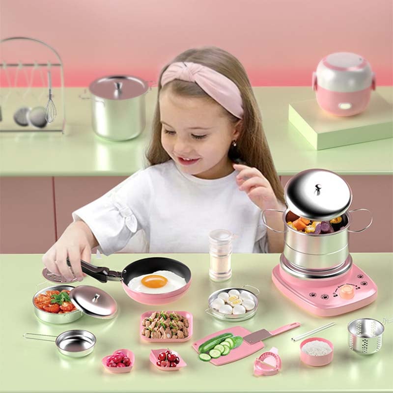 Echtes Kochen im Mini-Küchenspielzeug für Kinder – 22-teiliges Set