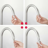 Drehbarer Doppelfunktions-Bubbler-Wasserhahnkopf