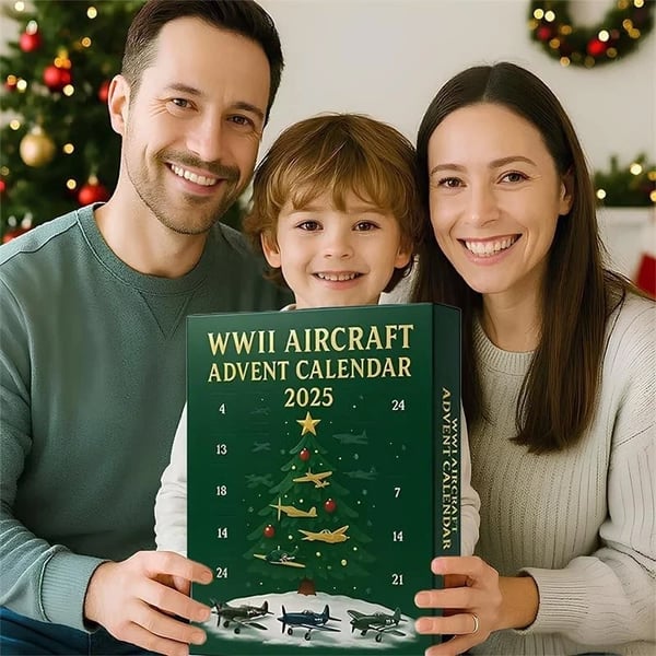 2025 Flugzeug-Adventskalender Flugzeug aus dem Zweiten Weltkrieg