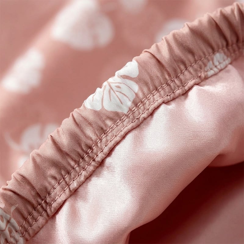 Satin Lined Waterproof Double Layer Shower Cap