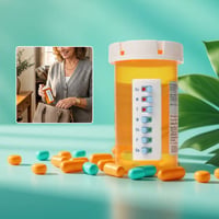Reusable Sliding Pill Reminder Bottle Tracker