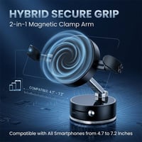 2-in-1 Vacuum Magnetic Phone Holder