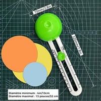  coupe-cercle pour l'artisanat du papier