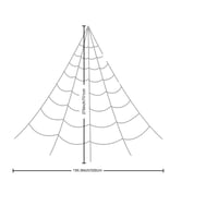 Raumdekoration Spinnennetz Design Hängelampe