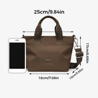 Zoned Nylon Crossbody Bag