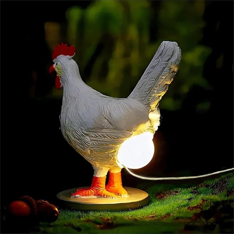 Kreativ Kylling Harpiks Bordlampe