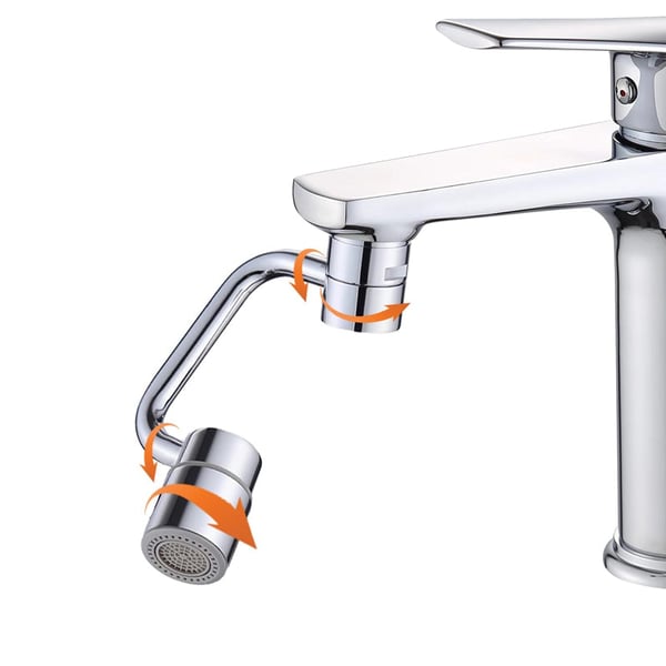 Rotatable Faucet Aerator Extension