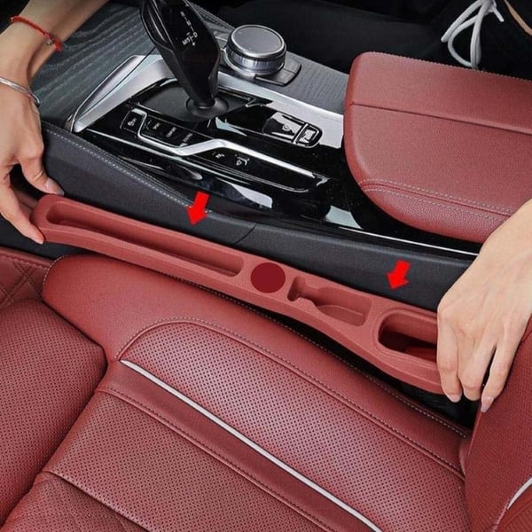 Sakerplus Car Seat Gap Filler Storage Box