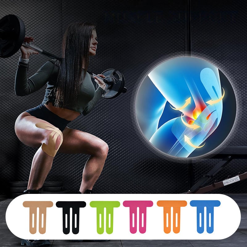 Vorgeschnittenes Kinesiologie-Tape für Knie
