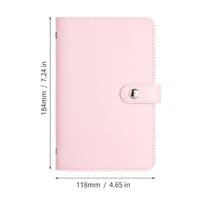 A6 Snap-Button Mirror Finish Savings Binder