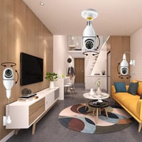 Wireless Wifi Light Bulb Camera Security Camera