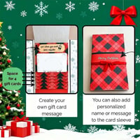 Handmade Waterfall Christmas Gift Card Booklet