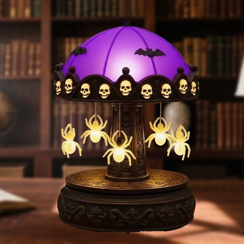 🔥🔥🔥🎃🎃🎃Limitiertes Halloween Rotierendes Geister-Nachtlicht
