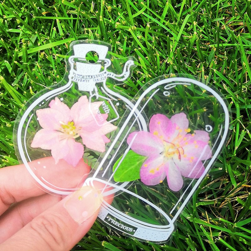 🌸Gedroogde Bloem Bladwijzers Set
