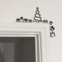 Festive Christmas Door Ornaments Decoration
