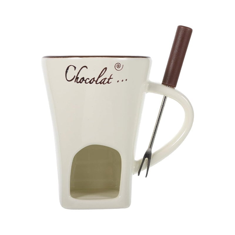 Updated Multi-Functional Ceramic Fondue Mug