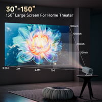 Sakerplus® Smart Rotatable Portable Mini Projector