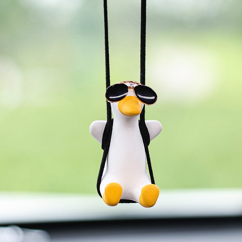 Car Flying Duck Hanging Ornament